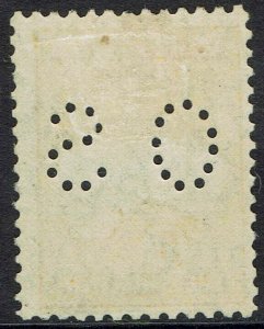 AUSTRALIA 1929 KANGAROO OS 5/- SMALL MULTI WMK