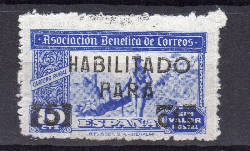 Spain 1930s Civil War Period Local Issue Fine Mint Hinged Surcharged NW-18530