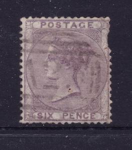 Great Britain a QV 6d from 1855 used filler