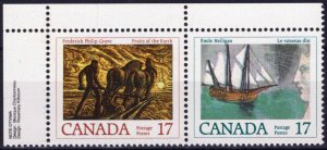 ZAYIX Canada 818b MNH Ships Horses Paintings Artist F.P. Grove 121722S62