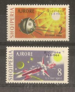 Albania 1964 Airs Riccione Exhibition SG840-841 MNH