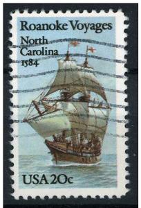 USA 1984 - Scott 2093 used - 20c, Roanoke Voyages 