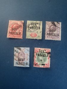 Stamps Great Britain 039-43 used