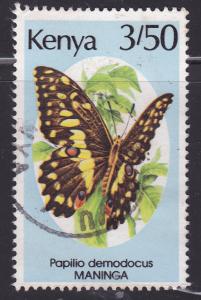 Kenya - 1988 - Butterflies Papilio demodocus - 3/50 used
