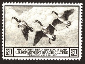 U.S. #RW3 MINT OG NH