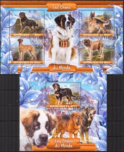 Mali 2020 Dogs (2) Sheet +S/S Used / CTO