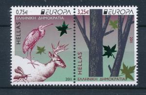 [29288] Greece 2011 Animals Bird Deer CEPT MNH