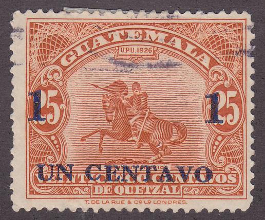 Guatemala 298 Gen. Justo Rufino Barrios O/P 1940