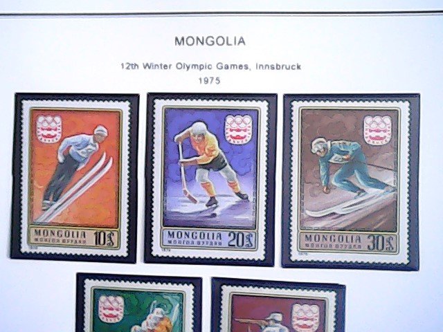 1975  Mongolia   MNH  full page auction