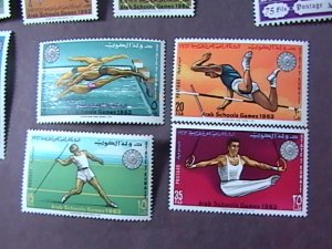 KUWAIT # 204-221-MINT/NEVER HINGED---3 COMPLETE SETS---1963