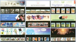 1994 Royal Mail Presentation Packs Complete Commemorative Year Set Nos. 244-252