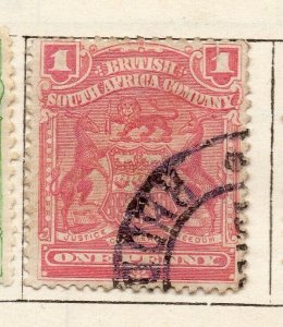 Rhodesia 1898 Early Issue Fine Used 1d. NW-11479