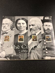 The Civil War A Collection Of U.S. Commemorative Book 1861-1865 / No Stamps 