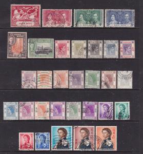 Hong Kong small lot KGVI & early QEII used