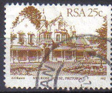 SOUTH AFRICA, 1982, used 25c, 4th Definitive Series, Architecture.