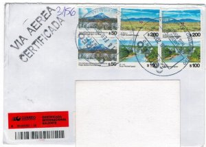 Argentina 2020 Cover Stamps National Parks Waterfall Antarctica