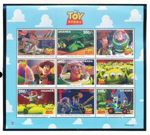 UGANDA - Scott 1477-1484 -  VFMNH - DISNEY - TOY STORY -  6 scans - 1996