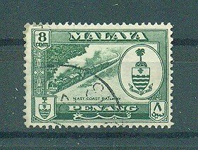 Malaya - Penang sc# 60 (2) used cat value $5.25