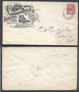 Canada-cover #4591-2c Numeral-illustrated advertising-Peel County-Brampton,Ont-O