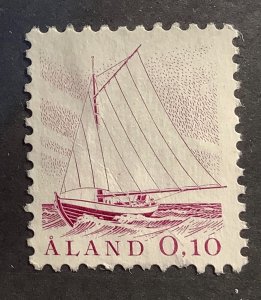 Aland island 1984 Scott 1 MNH - 0.10mk, Sailing boat