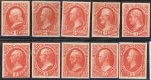 United States #O15P4-O24P4 Mint (NH) Single (Complete Set)