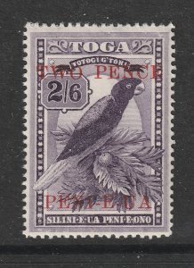 Tonga a 2d on 2/6 MLH from 1923