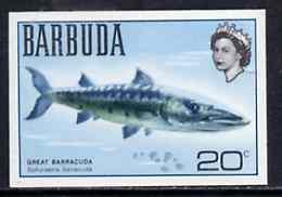 Barbuda 1968 imperf proof 20c (Barracuda) from the first ...