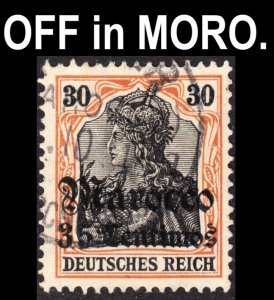 German Offices in Morocco Scott 38 F to VF used.  FREE...