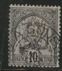 Tunis Tunisia Scott 13 used 1893 stamp 