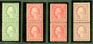 US Scott 486-89 Washington Joint Line Pairs Mint Never Hinged $445.00