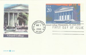 Scott# UX292 UPSS#S305 Fleetwood FDC US Postal Card.