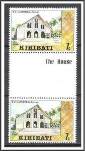 Kiribati #330a Cultural & Scenic Views Gutter Pair MNH