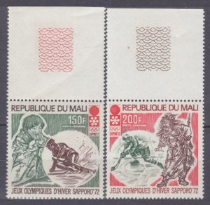 1972 Mali 309-310+Tab 1972 Olympic Games in Sapporo 3,50 €