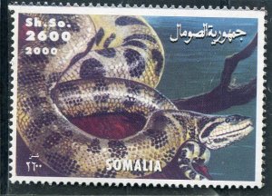 Somalia 2000 Reptiles SNAKES 1 value Perforated Mint (NH)