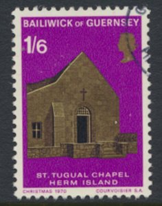 Guernsey SG 43  SC# 40 Christmas  Churches First Day of issue cancel see scan
