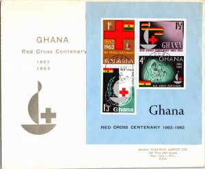 Ghana, Worldwide First Day Cover, Red Cross