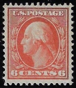 Scott #336 - $75.00 – XF-OG-LH – Brilliant color. Nice big margins.