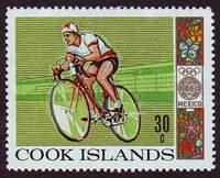 Cook Islands SG#281 Mint - 1968  30c.  - Olympic Games