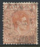 Bahamas SG 151 Red Brown Sc# 102  Used 1938+ definitive wmk script