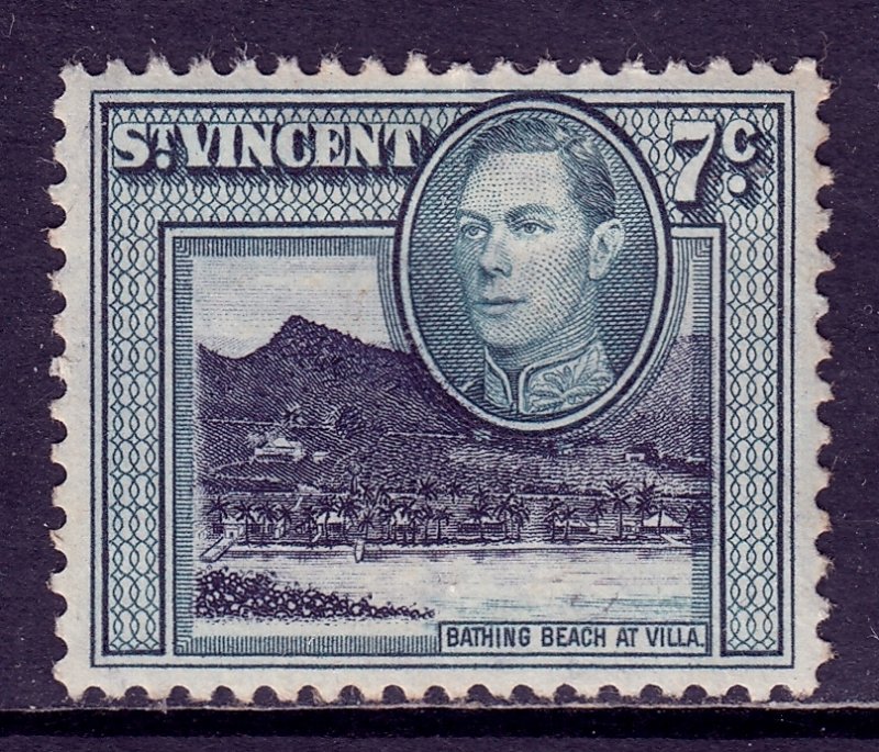 St. Vincent - Scott #162 - MH - Gum toning - SCV $5.50