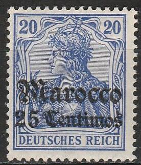 Germany Offices In Morocco #36 MNH CV $7.50 (A17674)