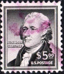 SC#1053 $5.00 Alexander Hamilton (1956) Used