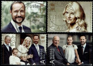 Norway #1711-1714  Used - Crown Prince Haakon (2013)