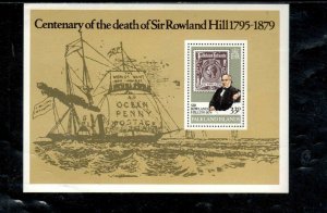 FALKLAND ISLANDS #294 1979 SIR ROLAND HILL MINT VF NH O.G S/S c