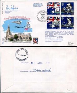 RFDC64 Australian Bicentenary 21 June 1988 Signed by Group Captain P.T. Squire