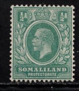 SOMALILAND PROTECTORATE  Scott # 64 MH - KGV 2