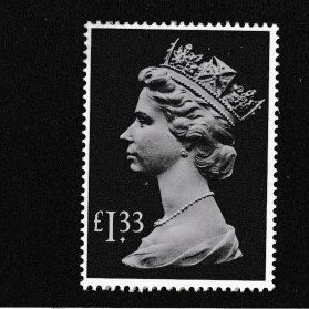 Great Britain # MH171, Machin - Queens Head, Mint NH, 1/2 Cat.