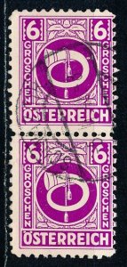 Austria #4N5 Vert Pair Used