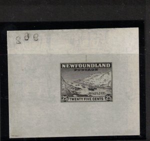 Newfoundland #197DP(TC) Extra Fine Large Die Proof In Black On White Wove