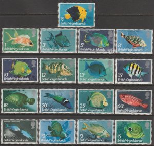 EDSROOM-17301 Virgin Islands 284-300 MNH 1975 Complete Fish CV$24.50